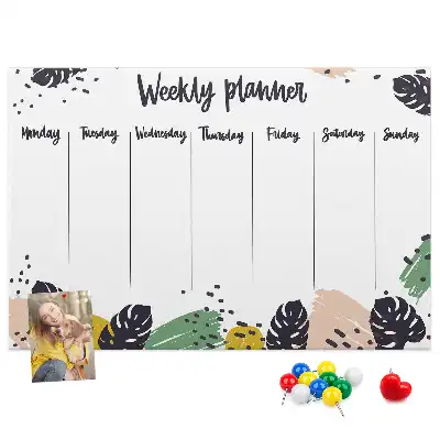 Kurk prikbord Tropische weekplanner