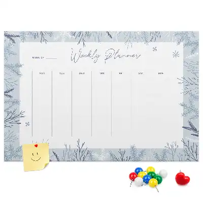 Kurk prikbord Winterse weekplanner