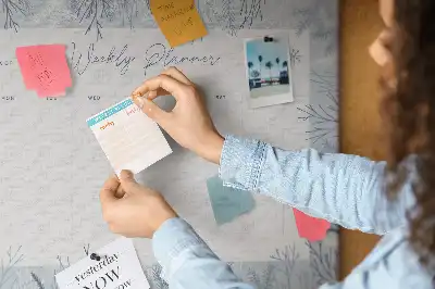 Kurk prikbord Winterse weekplanner