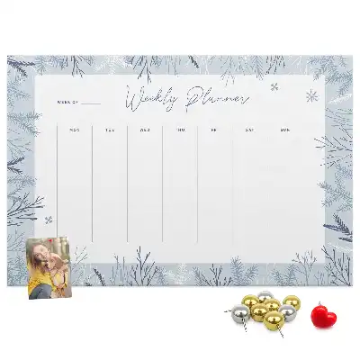 Kurk prikbord Winterse weekplanner