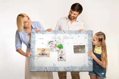 Kurk prikbord Winterse weekplanner