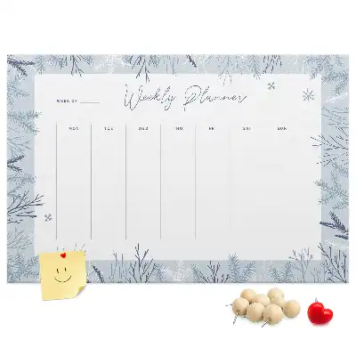Kurk prikbord Winterse weekplanner