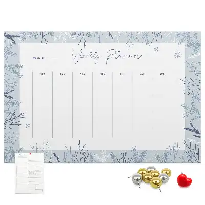 Kurk prikbord Winterse weekplanner