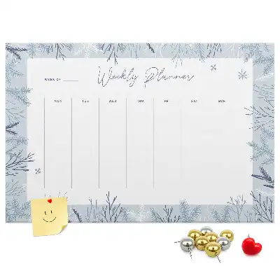 Kurk prikbord Winterse weekplanner