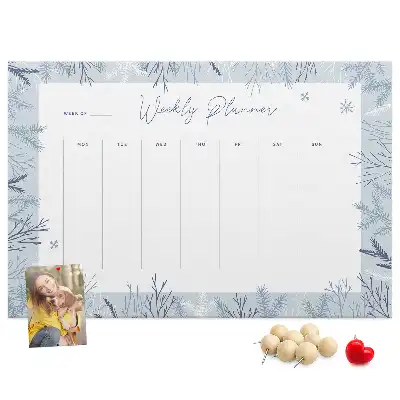 Kurk prikbord Winterse weekplanner