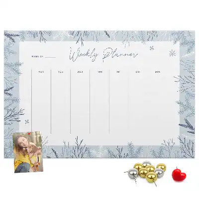 Kurk prikbord Winterse weekplanner