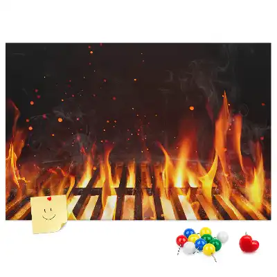 Kurken memobord Barbecue