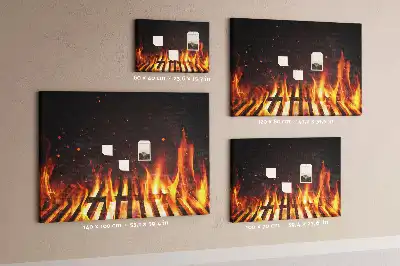 Memobord van kurk Barbecue