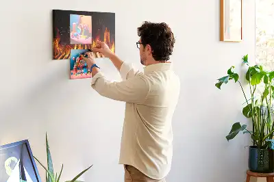 Memobord van kurk Barbecue