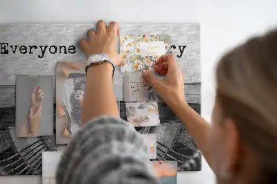 Memobord van kurk Iedereen heeft een verhaal