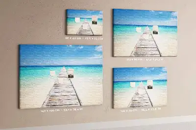 Kurk prikbord Tropisch eiland