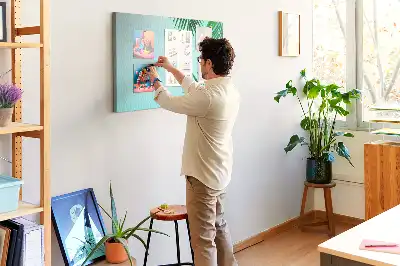 Memobord van kurk Lijst van palmen