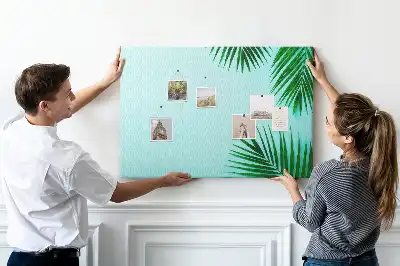 Memobord van kurk Lijst van palmen