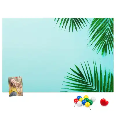 Memobord van kurk Lijst van palmen