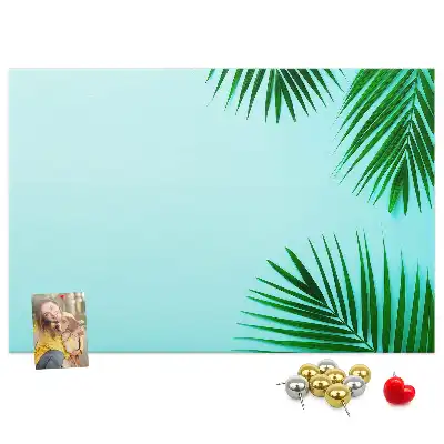 Memobord van kurk Lijst van palmen
