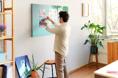 Memobord van kurk Lijst van palmen