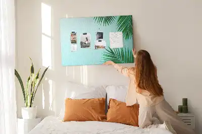 Memobord van kurk Lijst van palmen