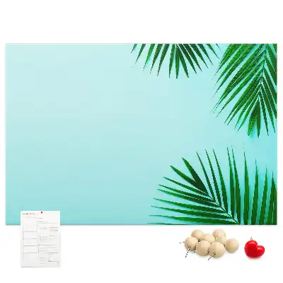 Memobord van kurk Lijst van palmen