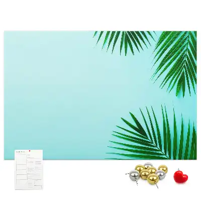 Memobord van kurk Lijst van palmen