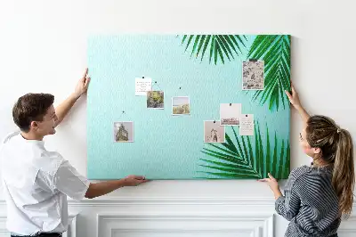 Memobord van kurk Lijst van palmen