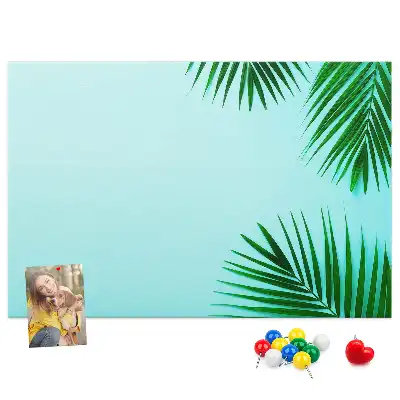 Memobord van kurk Lijst van palmen