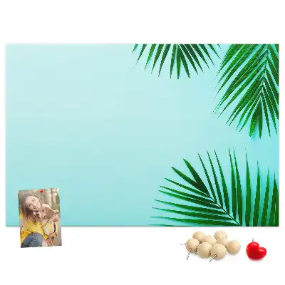Memobord van kurk Lijst van palmen