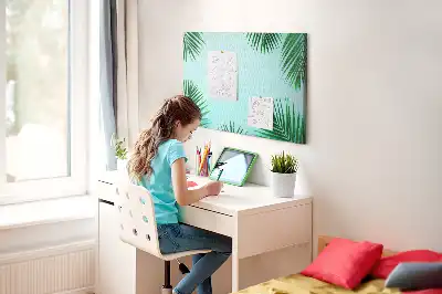 Kurk prikbord Regenwoud wandbotanica
