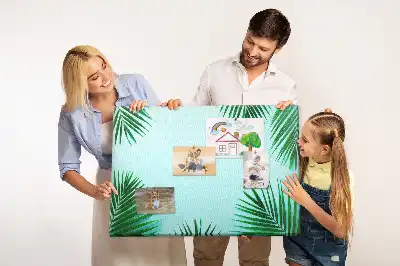 Kurk prikbord Regenwoud wandbotanica