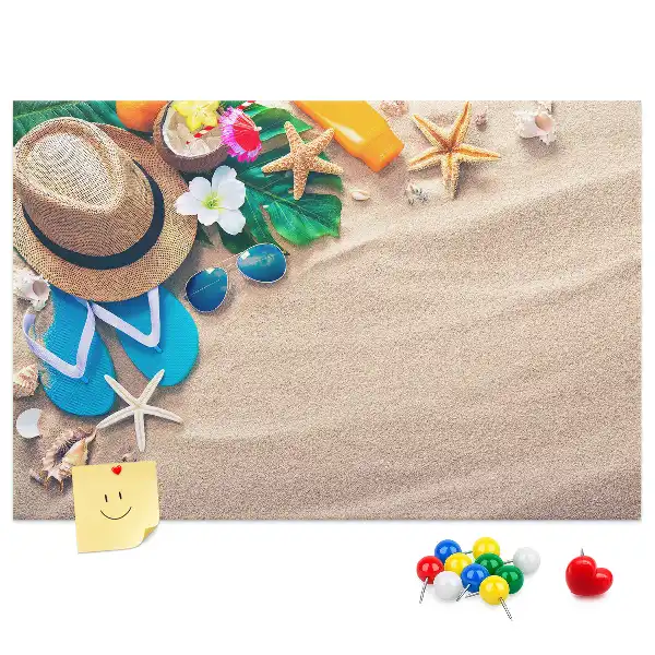 Kurk prikbord Exotische zomer