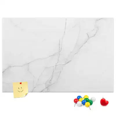 Decoratief memobord van kurk met marmerlook