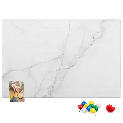 Memobord van kurk Edel decoratief marmer