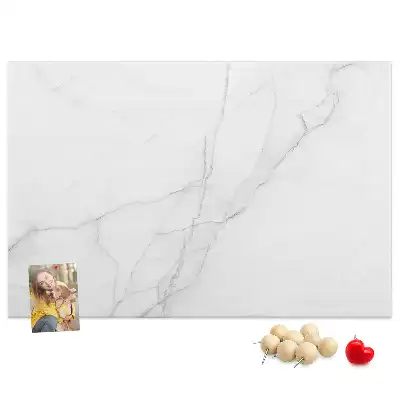 Memobord van kurk Edel decoratief marmer