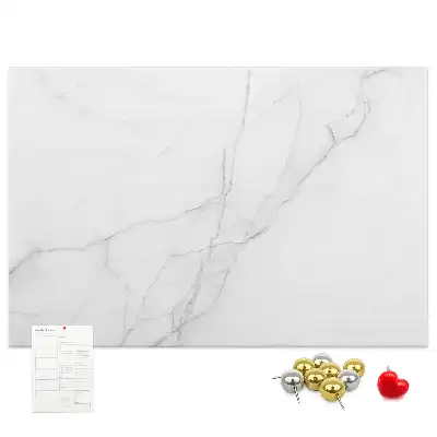 Memobord van kurk Edel decoratief marmer
