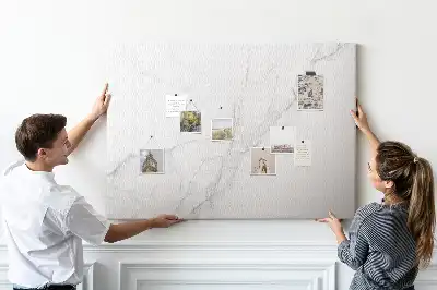 Memobord van kurk Edel decoratief marmer