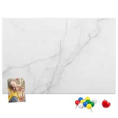 Memobord van kurk Edel decoratief marmer