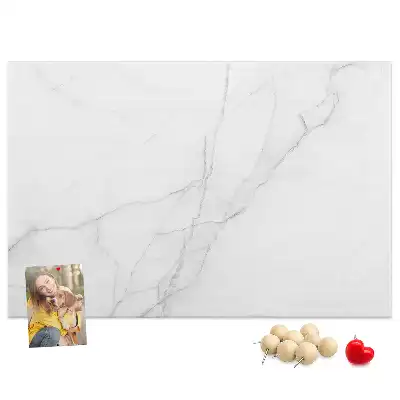 Memobord van kurk Edel decoratief marmer