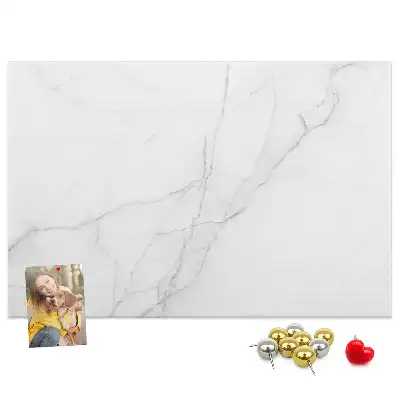 Memobord van kurk Edel decoratief marmer