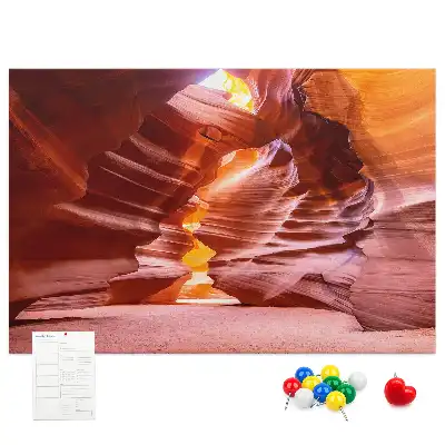 Memobord van kurk Antelope Canyon