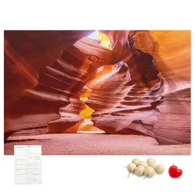 Memobord van kurk Antelope Canyon