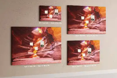 Memobord van kurk Antelope Canyon