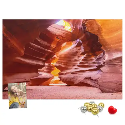 Memobord van kurk Antelope Canyon