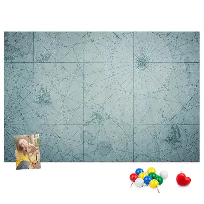 Kurk prikbord Vintage Kaart