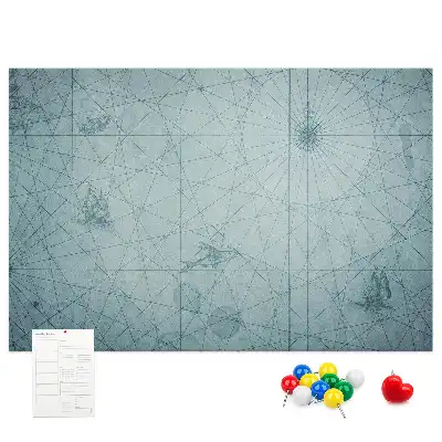 Kurk prikbord Vintage Kaart