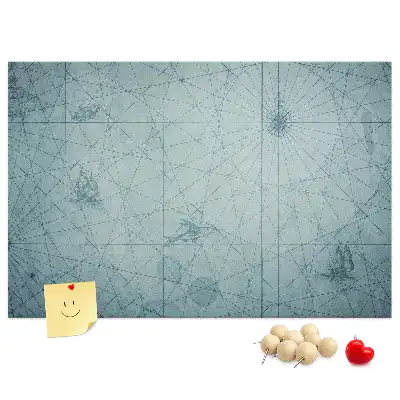 Kurk prikbord Vintage Kaart