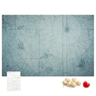 Kurk prikbord Vintage Kaart