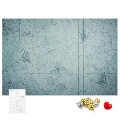 Kurk prikbord Vintage Kaart