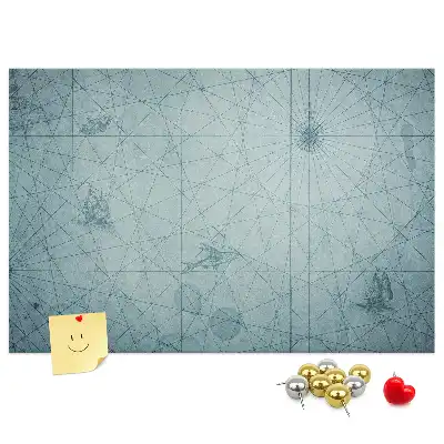 Kurk prikbord Vintage Kaart