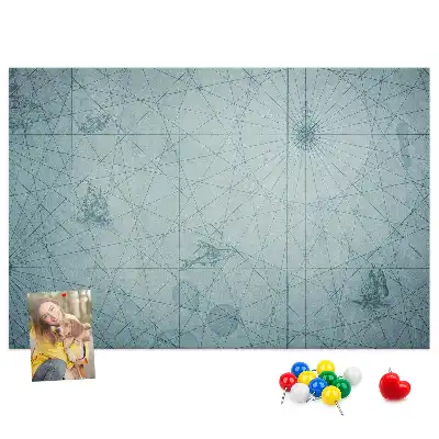 Kurk prikbord Vintage Kaart