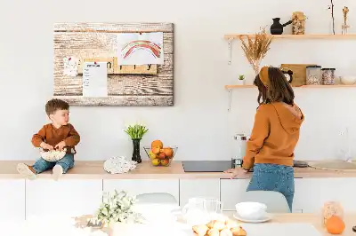 Kurk prikbord Familiaal decoratief motief