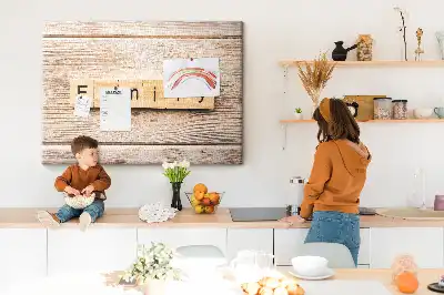Kurk prikbord Familiaal decoratief motief